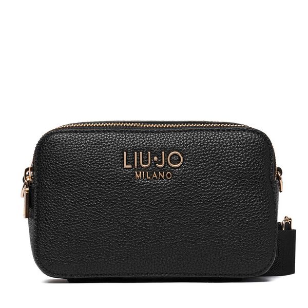 Torebka Liu Jo. Czarne listonoszki Liu Jo, bez wzorów, bez dodatków. Za 429.99 zł.