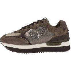 Kapcie PEPE JEANS RUSPER STARS Brązowy. Brązowe obuwie domowe Pepe Jeans, bez wzorów, z jeansu, bez zapięcia. Za 290.99 zł.