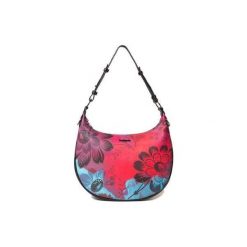 Desigual torebka Bols Sinergia Siberia czerwona. Czerwone torby na ramię Desigual, bez wzorów, przez ramię, bez dodatków. Za 299.00 zł.