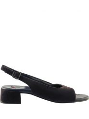 Högl Skórzane sandały "Elsa" w kolorze granatowym rozmiar: 41,5. Niebieskie sandały Högl, bez wzorów, ze skóry, z otwartym noskiem, bez obcasa, na koturnie, bez zapięcia. Za 250.35 zł.