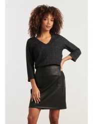 Smashed Lemon Bluzka w kolorze granatowym rozmiar: 3XL. Niebieskie bluzki Smashed Lemon, xl, bez wzorów, bez kołnierzyka, bez ramiączek. Za 170.07 zł.