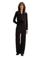 Tom Tailor Bluzka w kolorze czarnym rozmiar: XL. Czarne bluzki Tom Tailor, xl, bez wzorów, bez kołnierzyka, bez ramiączek. Za 74.81 zł.