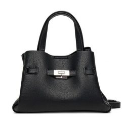 Torebka DKNY. Czarne torebki klasyczne DKNY, bez wzorów, bez dodatków. Za 619.99 zł.