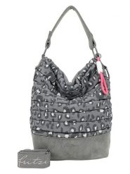 Fritzi aus Preußen Torebka "Olga" w kolorze szarym - 27 x 37 x 17 cm rozmiar: onesize. Szare torby na ramię Fritzi aus Preußen, bez wzorów, z materiału, na ramię, bez dodatków. Za 200.60 zł.