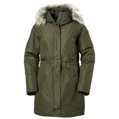 Parka damska Helly Hansen Senja. Zielone parki Helly Hansen, na zimę, eleganckie, bez kaptura. W wyprzedaży za 1,192.00 zł.