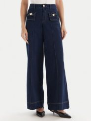Fracomina Jeansy FS25WV3004W78201 Granatowy Wide Leg. Niebieskie jeansy Fracomina, bez wzorów. Za 789.99 zł.