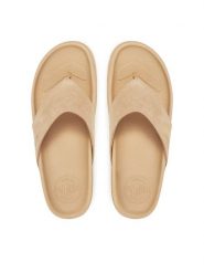 Palladium Japonki Dunelite Azur Sde 74453-257-M Beżowy. Brązowe klapki Palladium, w ażurowe wzory, ze skóry, bez obcasa. Za 239.99 zł.