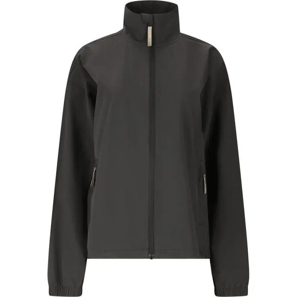 Damska bluza dresowa Athlecia Shiena. Czarne bluzy Athlecia, bez wzorów, z dresówki, bez kaptura. Za 223.50 zł.