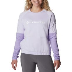 Bluza trekkingowa damska Columbia Windgates Crew. Fioletowe bluzy Columbia, xs, bez wzorów, bez kaptura. Za 169.99 zł.