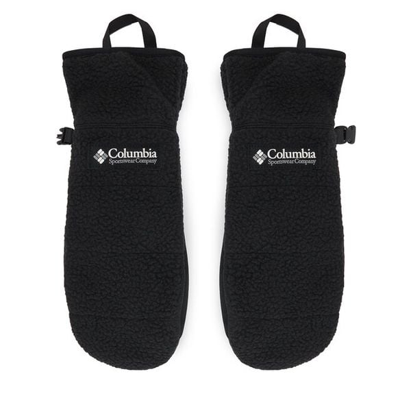 Rękawiczki Columbia. Czarne rękawiczki Columbia, bez wzorów, z dzianiny. Za 199.99 zł.