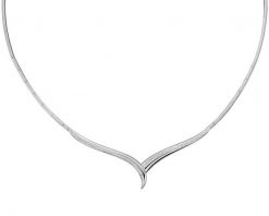 Naszyjnik z białego złota z diamentami - 0,32 ct - próba 750. Białe naszyjniki Apart, z diamentem, złote. Za 21,390.00 zł.