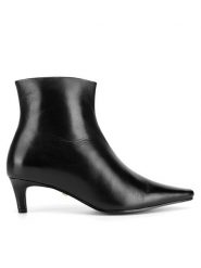 Gino Rossi Botki DALIA-116069 Czarny. Czarne botki Gino Rossi, bez wzorów, ze skóry, bez obcasa, na szpilce, bez zapięcia. Za 379.99 zł.