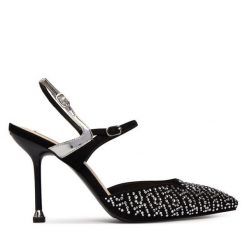 Szpilki Liu Jo. Czarne szpilki Liu Jo, bez wzorów, bez obcasa, na szpilce, bez zapięcia. Za 769.99 zł.