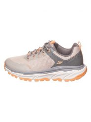 Skechers Sneakersy "D'Lux Journey" w kolorze szaro-beżowym rozmiar: 36. Brązowe trampki Skechers, bez wzorów, z materiału, bez zapięcia. Za 237.73 zł.