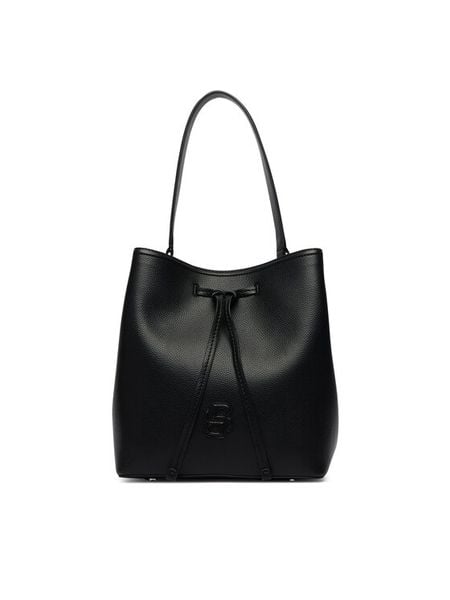 BOSS Torebka Anett Drawstring 50567602 Czarny. Czarne torebki klasyczne Boss, bez wzorów, ze skóry, bez dodatków. Za 764.99 zł.