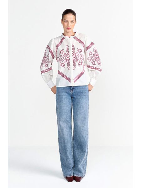 Rich & Royal Bluzka w kolorze białym rozmiar: 34. Białe bluzki Rich & Royal, bez wzorów, bez kołnierzyka, bez ramiączek. Za 274.95 zł.