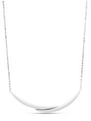 Eclat d'Argent Srebrny naszyjnik z elementem ozdobnym - dł. 39 cm rozmiar: onesize. Szare naszyjniki Eclat d'Argent, srebrne. Za 150.02 zł.