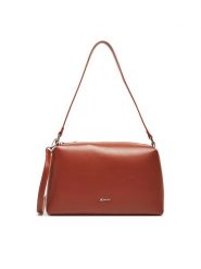 JENNY Torebka C-JNY-M-005-08 Brązowy. Brązowe torebki klasyczne Jenny, bez wzorów, z materiału, bez dodatków. Za 119.99 zł.