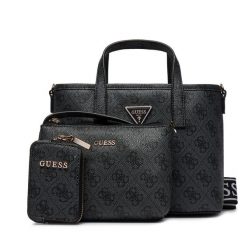 Torebka Guess. Czarne torebki klasyczne Guess, z aplikacjami, bez dodatków. Za 399.99 zł.
