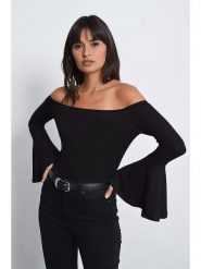 Cool and sexy Koszulka w kolorze czarnym rozmiar: L. Czarne bluzki Cool and sexy, l, bez wzorów, bez kołnierzyka, bez ramiączek. Za 35.10 zł.
