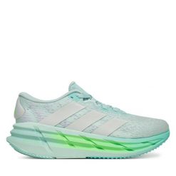 Buty do biegania adidas. Niebieskie obuwie sportowe Adidas, bez zapięcia, do biegania. Za 599.99 zł.