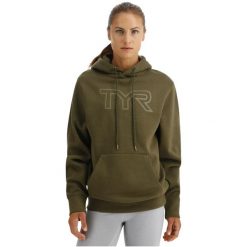 Bluza TYR UNISEX HOODIE. Zielone bluzy TYR, bez wzorów, z materiału, bez kaptura. Za 349.98 zł.