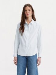 Levi's Koszula w kolorze białym rozmiar: XS. Białe koszule Levi's®, s, bez wzorów, z bawełny, bez kołnierzyka, bez ramiączek. Za 122.67 zł.