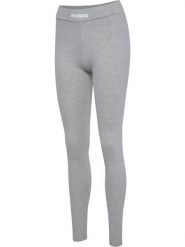 Damskie legginsy Hummel Elemental. Szare legginsy Hummel, l, bez wzorów, z bawełny, z podwyższonym stanem. Za 150.50 zł.