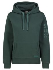 Sublevel Bluza "Mia" w kolorze ciemnozielonym rozmiar: XS. Zielone bluzy Sublevel, xs, bez wzorów, z kapturem. Za 121.45 zł.