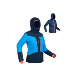 Kurtka narciarska SKI-P JKT 900 damska. Niebieskie kurtki narciarskie WED'ZE, s, bez wzorów, z elastanu, bez kaptura, narciarskie. W wyprzedaży za 349.99 zł.