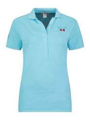 Canadian Peak Koszulka polo "Kellyeak" w kolorze błękitnym rozmiar: S. Niebieskie koszulki polo Canadian Peak, s, bez wzorów, z bawełny, bez kołnierzyka, bez ramiączek. Za 92.42 zł.