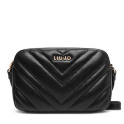 Torebka Liu Jo. Czarne listonoszki Liu Jo, bez wzorów, bez dodatków. Za 489.99 zł.