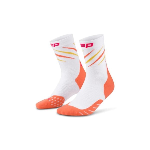 Skarpetki damskie sportowe Skarpetki kompresyjne biegania Claws CEP. Białe skarpety CEP, bez wzorów, ze skóry. Za 74.00 zł.