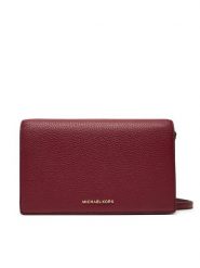 MICHAEL Michael Kors Torebka Jet Set Medium 32S4GJ6C6L Bordowy. Czerwone listonoszki MICHAEL Michael Kors, bez wzorów, ze skóry, bez dodatków. Za 779.99 zł.