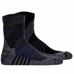 Skarpety trekkingowe Salomon X Ultra Access Quarter 2 pary, wełna merino. Brązowe skarpety Salomon, bez wzorów, z elastanu. Za 79.00 zł.