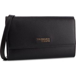 Torebka TRUSSARDI JEANS - T-Easy Light Clutch 75B00705 K299. Czarne listonoszki Trussardi Jeans, bez wzorów, z jeansu, eleganckie, bez dodatków. W wyprzedaży za 249.00 zł.