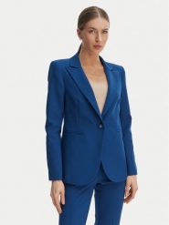 Rinascimento Marynarka CFC0127895003 Niebieski Slim Fit. Niebieskie marynarki i żakiety Rinascimento, xl, bez wzorów, z syntetyku. Za 699.99 zł.