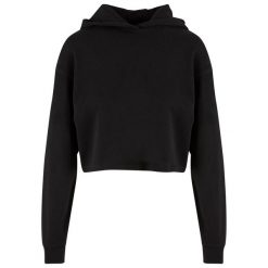 Lekka Bluza Z Kapturem Frotte Dla Pań I Panów. Czarne bluzy Urban Classics, xs, bez wzorów, z kapturem. Za 115.99 zł.