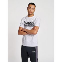 Koszulka Hummel Legacy Carson. Białe bluzki Hummel, s, bez wzorów, sportowe, bez kołnierzyka, bez ramiączek. Za 149.00 zł.