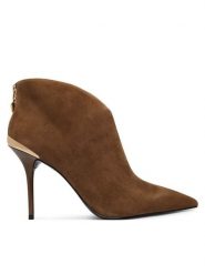 LOVE MOSCHINO Botki JA21069G1PJA0218 Beżowy. Brązowe botki Love Moschino, bez wzorów, ze skóry, bez obcasa, na szpilce, bez zapięcia. Za 1,339.00 zł.