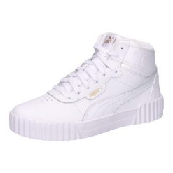 Puma Buty Carina 3.0 Mid 40145401. Białe obuwie sportowe Puma, z syntetyku, bez zapięcia. Za 254.99 zł.