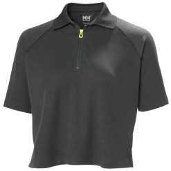 Damska koszulka polo z zamkiem błyskawicznym Helly Hansen Inshore. Brązowe bluzki Helly Hansen, s, bez wzorów, bez kołnierzyka, bez ramiączek. Za 325.50 zł.