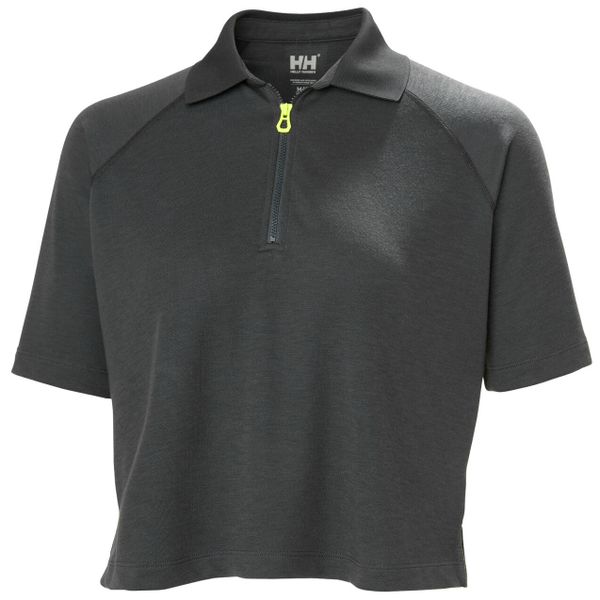 Damska koszulka polo z zamkiem błyskawicznym Helly Hansen Inshore. Brązowe bluzki Helly Hansen, s, bez wzorów, bez kołnierzyka, bez ramiączek. Za 325.50 zł.