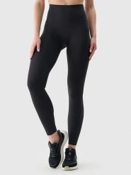 4F Legginsy funkcyjne w kolorze czarnym rozmiar: M. Czarne legginsy sportowe 4f, m, bez wzorów, z materiału, na fitness i siłownię. Za 101.23 zł.