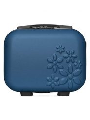 Les P´tites Bombes Kosmetyczka "Eleonor" w kolorze granatowym - 30 x 23 x 16 cm rozmiar: onesize. Niebieskie kufry i kosmetyczki bez wzorów, z materiału, bez dodatków. Za 78.99 zł.