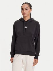 Adidas Bluza Essentials Small Logo JD7989 Czarny Regular Fit. Czarne bluzy Adidas, m, bez wzorów, z bawełny, bez kaptura. Za 219.99 zł.