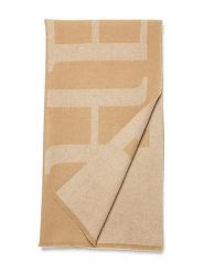 Hey Marly Wełniany szal "Signature" w kolorze jasnobrązowym - 200 x 55 cm rozmiar: onesize. Brązowe szaliki Hey Marly, bez wzorów, z kaszmiru. Za 296.56 zł.