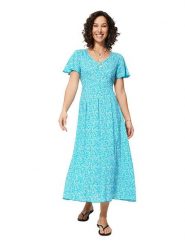 Ipanima Sukienka w kolorze turkusowym rozmiar: 38/40. Niebieskie sukienki Ipanima, bez wzorów, z wiskozy, bez kołnierzyka, bez ramiączek, maxi. Za 100.99 zł.