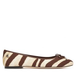 Baleriny LAUREN RALPH LAUREN. Brązowe baleriny Lauren Ralph Lauren, bez wzorów, bez obcasa. Za 549.99 zł.