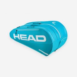 Torba tenisowa Head Tour Boom na 9 rakiet. Niebieskie torby na ramię Head, bez wzorów, sportowe, na ramię, duże, bez dodatków. Za 439.99 zł.